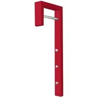 HTI-Line Garderobenhaken Garderobe Altona (Stück, 1 St., 1 Garderobenleiste), Garderobenleiste mit 3 Haken und 1 Stange für Bügel