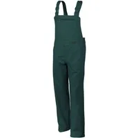 Qualitex Workwear Arbeitslatzhose classical Latzhose - pflegeleichter Blaumann aus reiner Baumwolle (1-tlg) BW 270 g - Arbeitshose mit 7 Taschen - Strapazierfähig - Waschbar