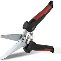 siwitec Gartenschere Gartenschere SG-12 mit gerader Klinge, Pflanzenschere, Blumenschere, E