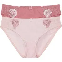 bonprix Slip (Packung, 2-St) klassischer Stil, bequeme Passform, aus Polyamid und Elasthan