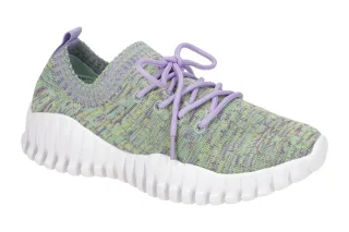 Bernie Mev. BM Gravity BM101 Damenschuhe Gr?n Light Rainbow Vegan Memory Foam