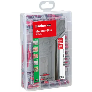 Fischer Dübelsortiment Meister-Box Altbau (150 Teile) - 540096