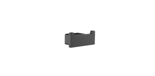 emco loft Doppelhaken 70 x 30 x 33mm, schwarz, 057513302 057513302