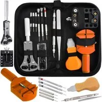 ISO TRADE Reparatur-Set Uhrmacherwerkzeug 13-teilig Präzisionswerkzeuge für Uhrenreparaturen, Uhrmacher-Werkzeugsatz-Set, 13-St., verstellbarem Schraubenschlüssel, Drehöffner, Pinzetten, Vielseitig, Organisation, Anpassungsfähigkeiten, Robuste Konstr