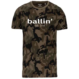 Army Camouflage Shirt von Ballin Est. 2013 in der farbe Grun und in größe L.
