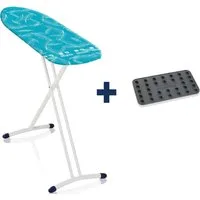 Leifheit Bügelbrett AirBoard L Solid Shoulder, Bügelfläche 130x30 cm, Made in Europe