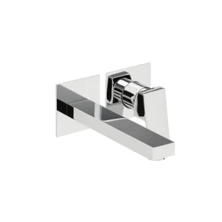 Herzbach neo castell Waschtisch Wandarmatur 80x80 Auslauf 210, Chrom, 12.203754.1.01 12.203754.1.01