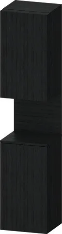 Duravit Qatego Hochschrank Eiche Schwarz Matt 400x360x1760 mm - QA1346L16160010 QA1346L16160010