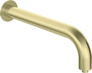 Neuesbad Serie 600 Brausearm Wandmontage 380MM, Oberfläche: gold gebürstet NB1NQS_R41K1