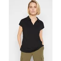 bonprix T-Shirt Regular Fit Passform, Kurzarm, offener Polokragen