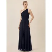 Apart Chiffonkleid mit One-Shoulder-Design