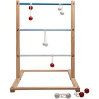 BS Toys Spiel Wurfspiel Leitergolf, Wurfspiel für drinnen und draußen