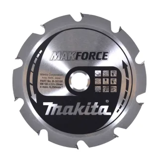 Makita Kreissägeblatt MAKFORCE, 165/20 mm - 10 Zähne - 1,4 mm - FastCut - Holz - B-32100