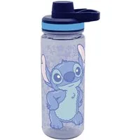 Geda Labels GmbH Trinkflasche Stitch Cloudy Blue, Blau, 700ml, Schraubdeckel mit Trinköffnung