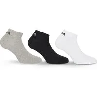 Fila Socken UNISEX INVISIBLE PLAIN SOCKS (3-Paar) mit eingestricktem Logo an der Ferse
