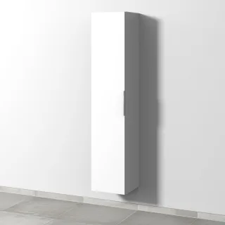 Sanipa 3way Hochschrank mit 1 Tür, Weiß-Soft UM10843