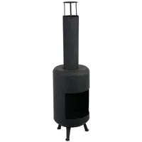 UNUS GARDEN Feuerstelle Gartenkamin Ø30, (1-St., 30 cm), Feuerschale Terrassenofen Gartenkamin Feuertonne