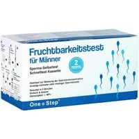 One+Step Fruchtbarkeitstracker Fruchtbarkeitstest Sperma Test für Männer - Spermientest für zu Hause, 2-tlg.