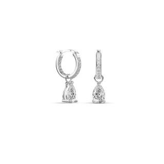 Damenohrringe aus 925er Sterling Silber mit tropfenförmigen Zirkonia BIPE027