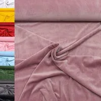 MAGAM-Stoffe Stoff "Stella", Nicki super weich uni einfarbig ÖKO-TEX Meterware ab 50cm