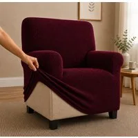Belmarti Sesselhusse luxuriöser und edler Sesselbezug, Chenille Oberfläche, hochwertiges und langlebiges Material, made in Spain