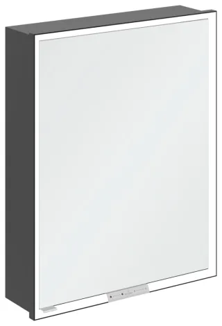 Villeroy & Boch Einbau-Spiegelschrank My View+ B4826R 600x750x167mm mit Beleuchtung B4826R00