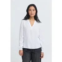 OXMO Langarmbluse OXNIlla Leichte Bluse aus Viscose - Loose Fit