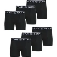 SOULSTAR Boxershorts MUBOXER6 (Packung, 6-St., 6er-Pack) Basic Herren Unterhosen Unterwäsche Extra Weiches Material Männer