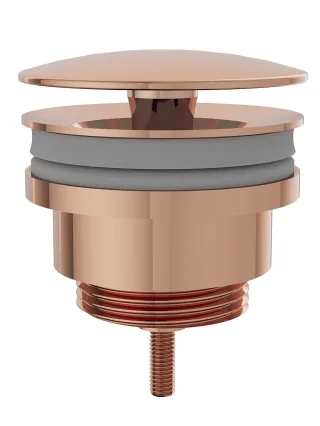 VitrA Zubehör Schaftventil Metall d: 62 mm runde Form G 1 1/4" Kupfer Soft,A4514829 A4514829