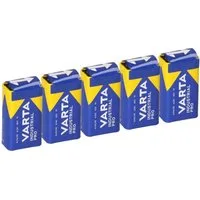 VARTA 5 Stück Varta 4022 Industrial 9V Block lose Batterie