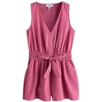 Next Playsuit Sommerlicher Playsuit mit Gürtel (1-tlg)