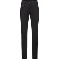 GREIFF 5-Pocket-Jeans Greiff Corporate CASUAL Damen Jeans 5-Pocket Regular-Fit Schwarz 44