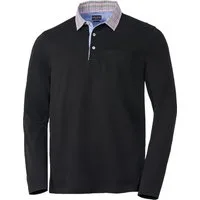 Franco Bettoni Langarm-Poloshirt Hohe Hautverträglichkeit durch 100% Baumwolle