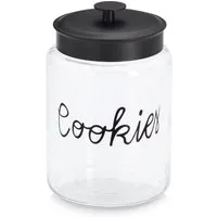 Zeller Present Vorratsglas "Cookies" mit Metalldeckel, Glas, Metall, (1-tlg), Keksglas, luftdicht
