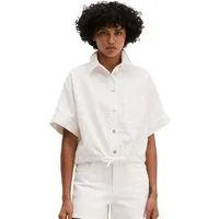 Marc O'Polo Kurzarmbluse aus Organic-Cotton-Lyocell-Mix