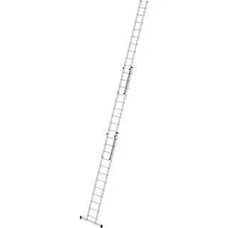 Munk Sprossen-Schiebeleiter 3-teilig mit Standard-Traverse - 020322