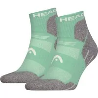Head Kurzsocken HEAD HIKING ALL CLIMATES QUARTER 2P (2-Paar, 2 Paar) mit Logostickerei