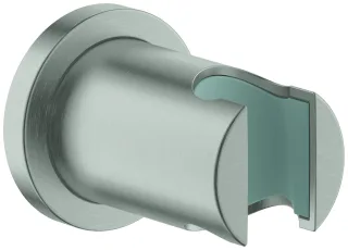 GROHE Wandbrausehalter Rainshower 27074 nicht verstellb. Rosette rund supersteel, 27074DC0 27074DC0