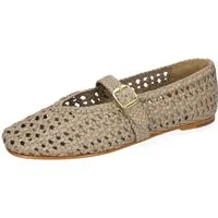 Melvin & Hamilton Bexley 4 Leder-Geflochtene Schuhe für Damen Ballerina Flache Absätze, Echtes Leder, Von Hand geflochten