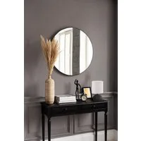 MIRRORS AND MORE Dekospiegel Mila (1-St), Wandspiegel, rund, Ø 50 cm, lackiertes Metall