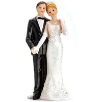 partydeco Dekoobjekt Figur Brautpaar, 11 cm