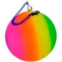 Van Manen Spiel GAMETIME Returnball Rainbow Schnur 21cm Ball Fußball Training