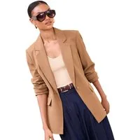 LIPSY Jackenblazer Lipsy Relaxed Fit Blazer, Kurzgröße (1-tlg)