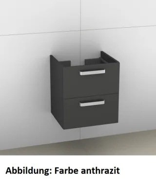 Artiqua 414 Waschtischunterschrank für Subway 613655, 613657,Eiche Ribbeck quer NB, 414-WU2L-V10-718 414-WU2L-V10-7187-444