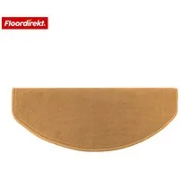 Floordirekt Stufenmatte Treppenmatte halbrund Wien Velours rutschfest selbstklebend, Gekettelt für hohe Langlebigkeit