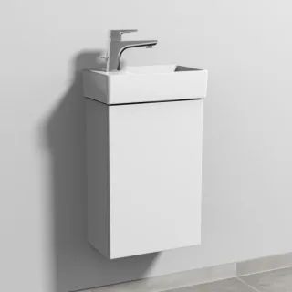 Sanipa 3way Waschtischunterbau zu Villeroy & Boch Avento Waschtisch mit 1 Tür, Weiß-Soft SM62743