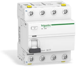 SCHNEIDER ELECTRIC Fehlerstrom-Schutzschalter A9Z21440, 40A