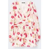Gina Tricot Sommerkleid Mini dress - Minikleid - Kleid Damen - geblümtes Kleid