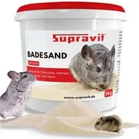 Supravit Badesand Chinchilla Badesand 5kg - Fellpflege & Mineraliensand ph-neutral