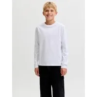 Jack & Jones Junior T-Shirt JJEORGANIC RLX TEE LS O-NECK NOOS JNR aus Baumwolle und Single Jersey, lockere Passform